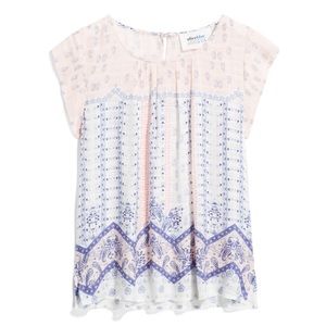 Pleated front detailed top
